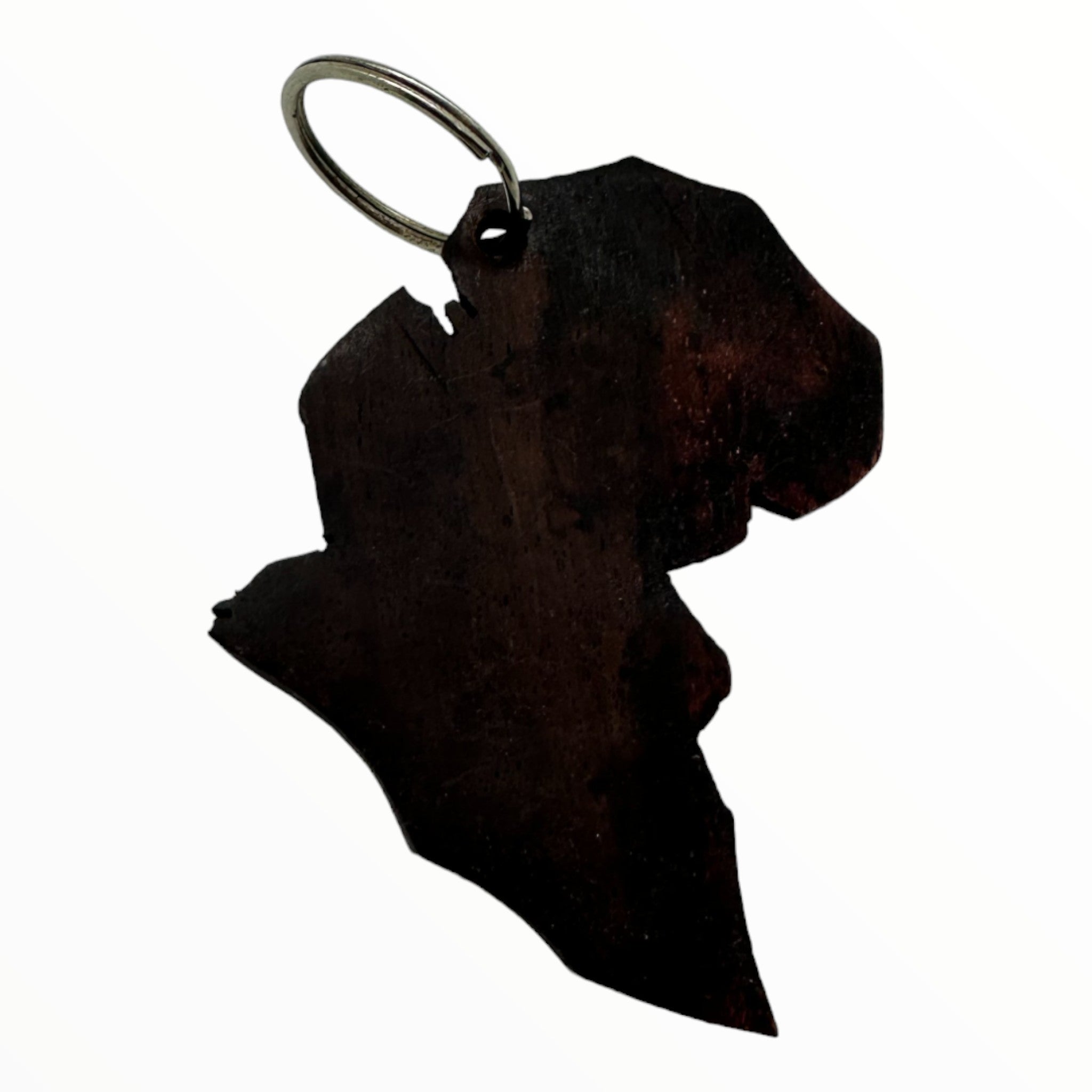 Africa Map Key Chain (Wood)