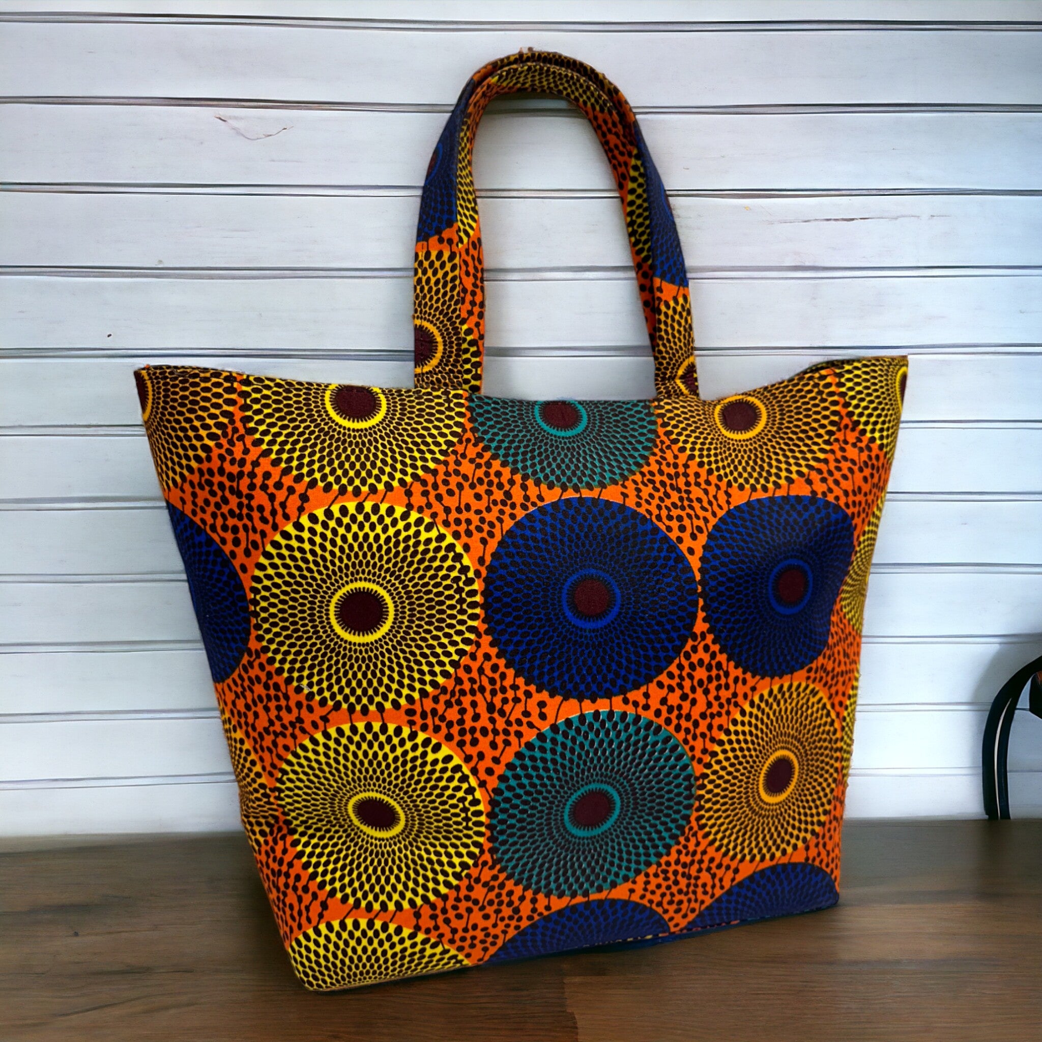 Ankara tote bags on sale