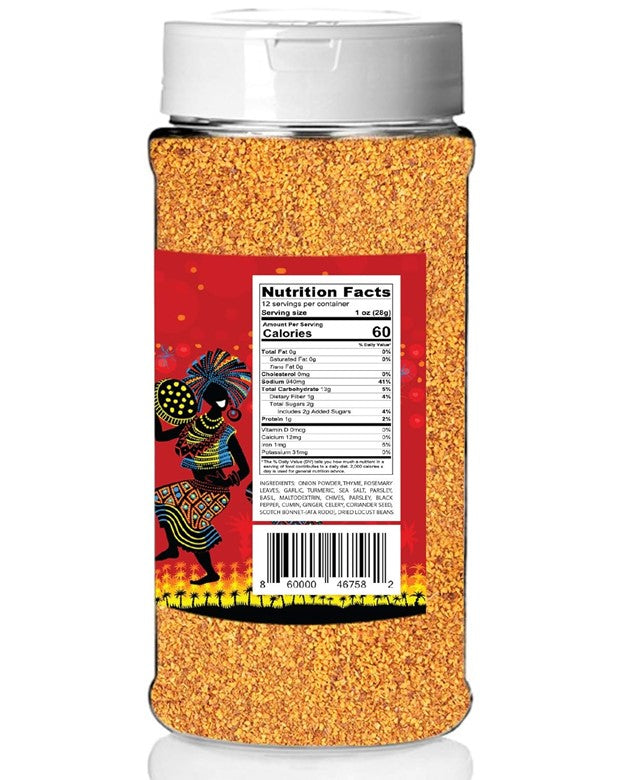 Nutrition facts of Sisi Lola Yoruba Spice & Seasoning