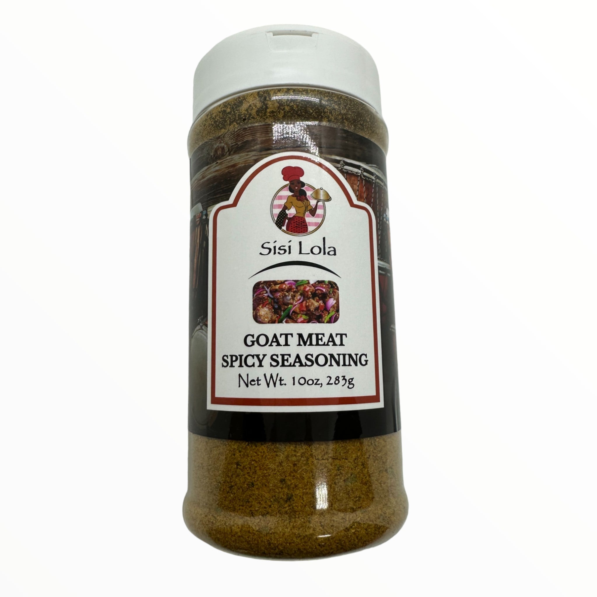 Front cover of Sisi Lola Goat Meat Spicy Seasoning