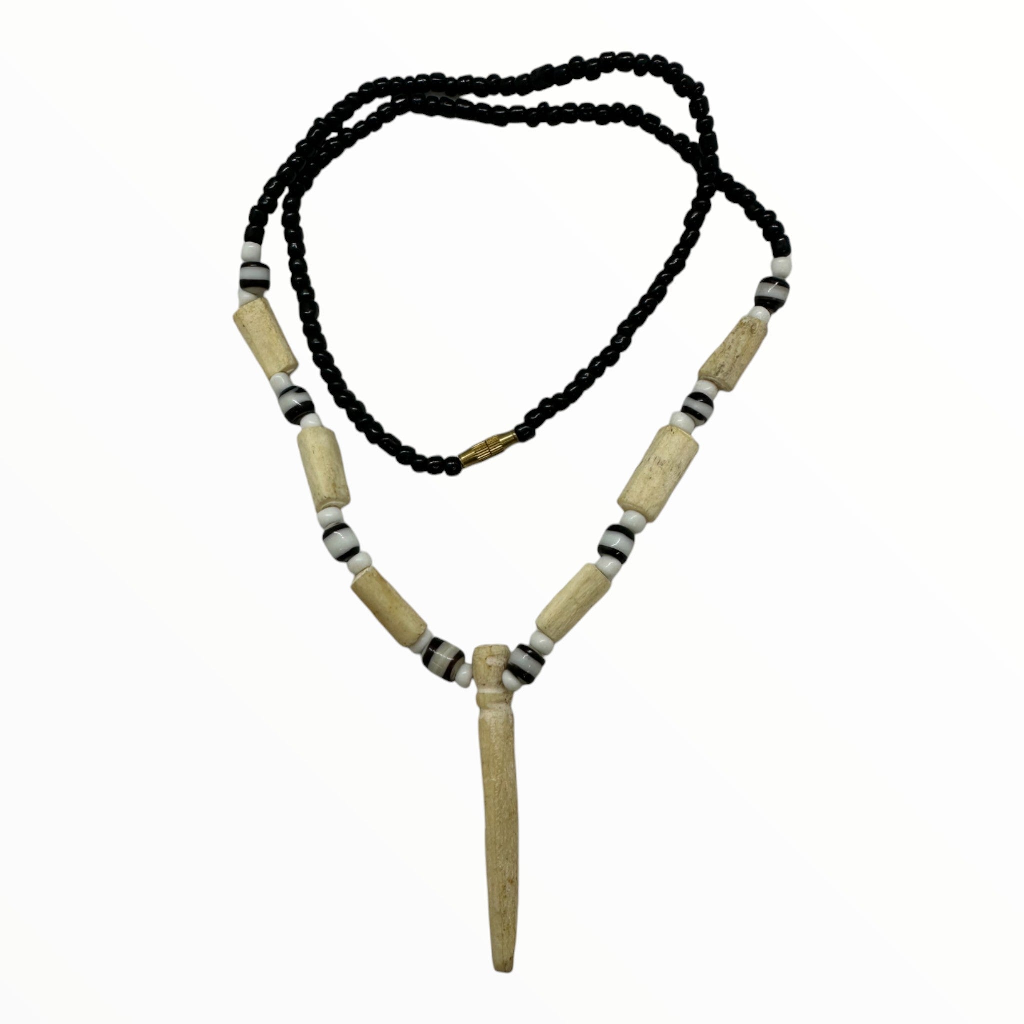 ZaZa Bone Necklace With Tusk