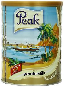 A Tin of Peak Powdered Milk. 400g